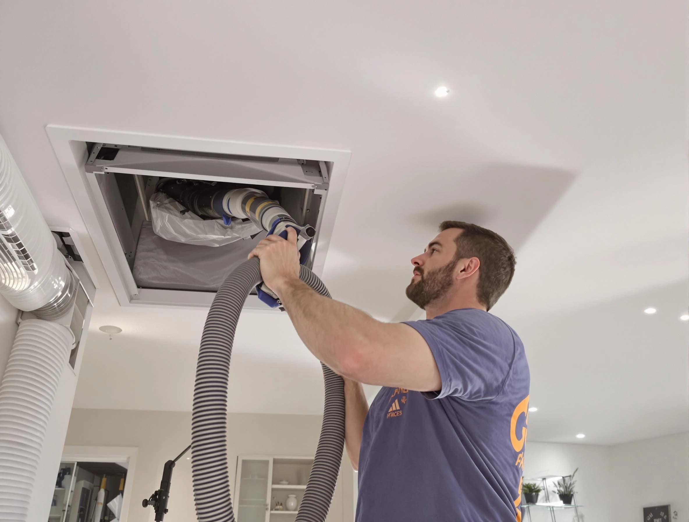 Precision indoor duct cleaning by Waltham Air Duct Cleaning in Waltham