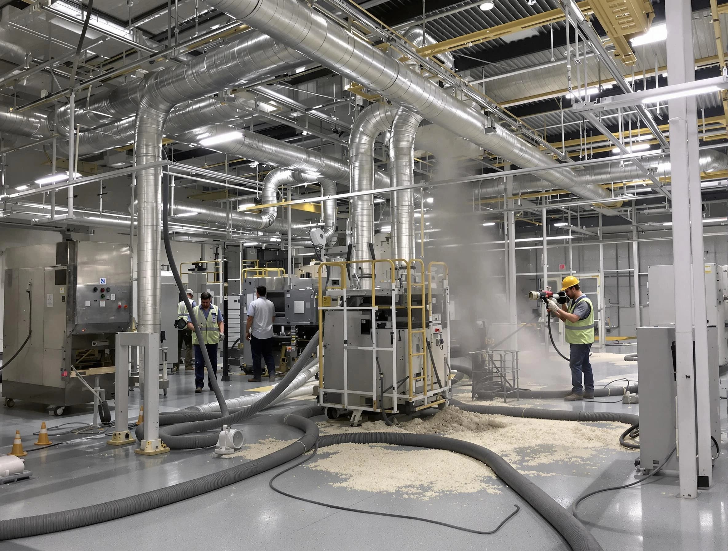 Heavy-duty industrial duct cleaning by Waltham Air Duct Cleaning in Waltham