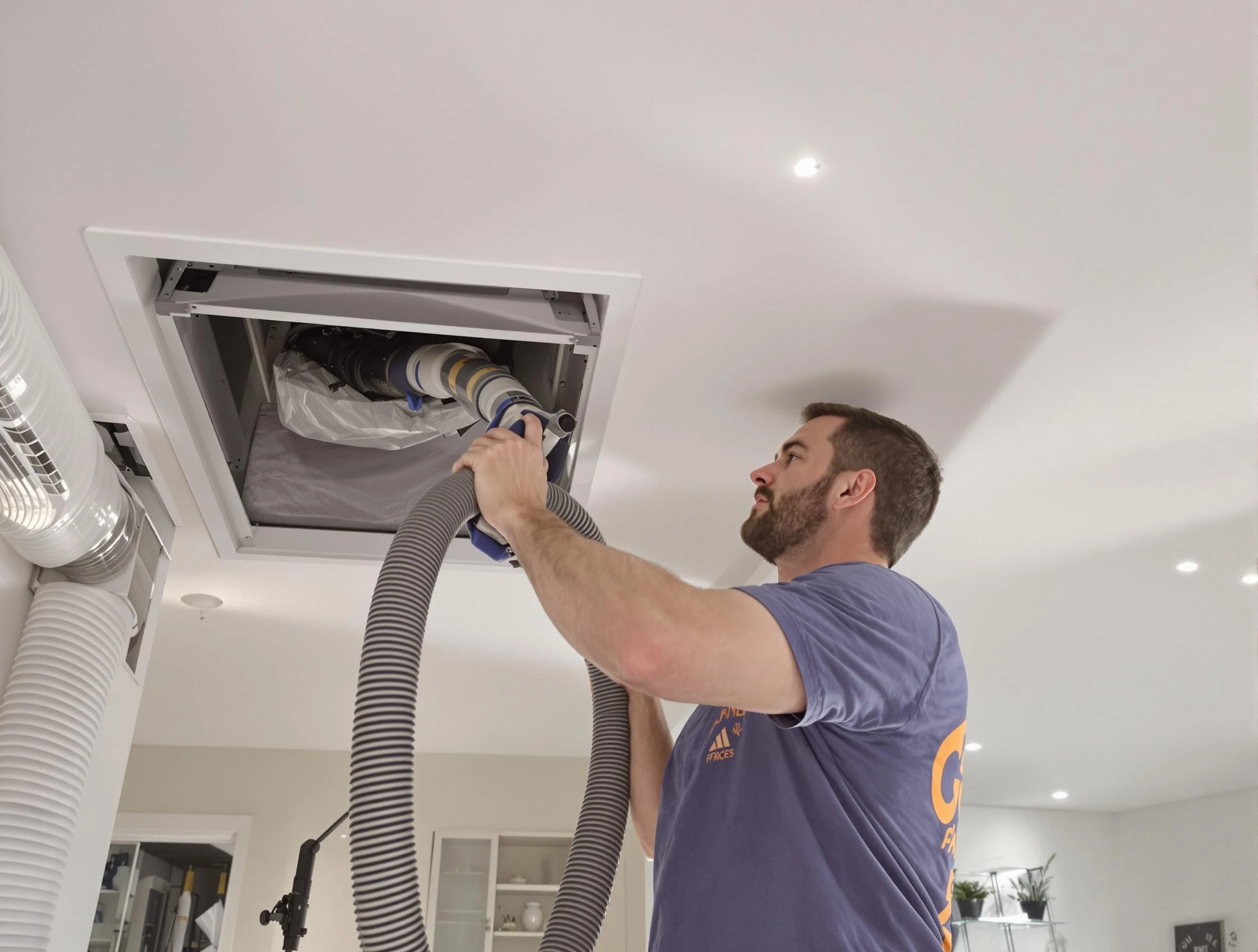 Precision indoor duct cleaning by Waltham Air Duct Cleaning in Waltham